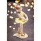 Ceramic Standing Ballerina In Yellow Figurine Home Decoration Ornament Gift Idea